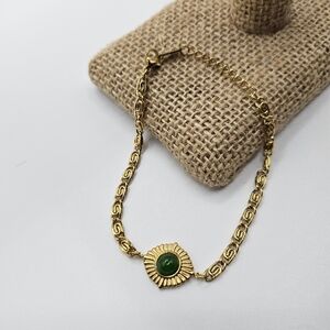 🆕️Vintage Color Natural Stone Bracelet Stainless Steel